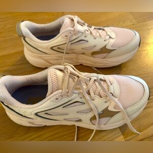 NWT never worn HOKA sneakers Clifton L Athletic in vanilla wheat W12/M11